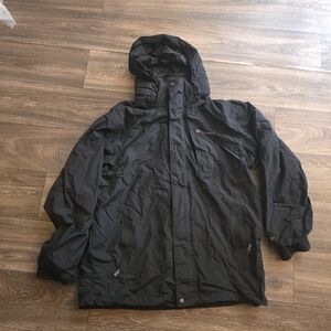 Columbia Men’s Black Waterproof Hooded Jacket